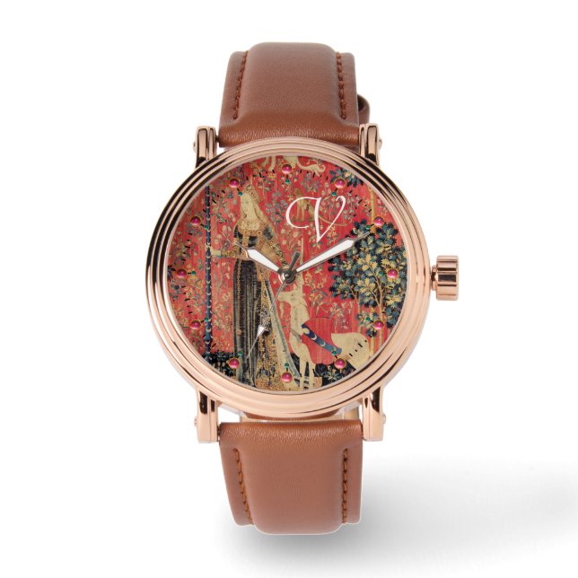 Montre Fleurs d'Imaginaires, Animaux Monogrammes (Recto)