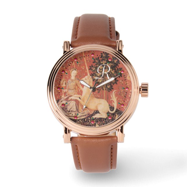 Montre Fleurs d'Imaginaires, Animaux Monogrammes (Recto)
