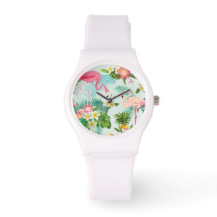 Montre Fleurs Et Oiseaux Tropicaux Vintages