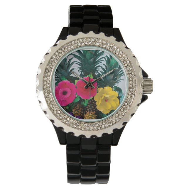 Montre Fleurs Exotiques (devant)