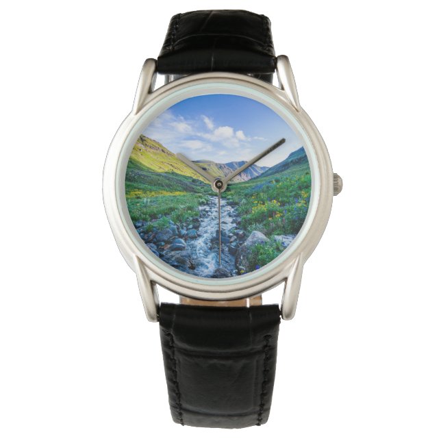 Montre Fleurs | Fleurs sauvages en Colorado (devant)