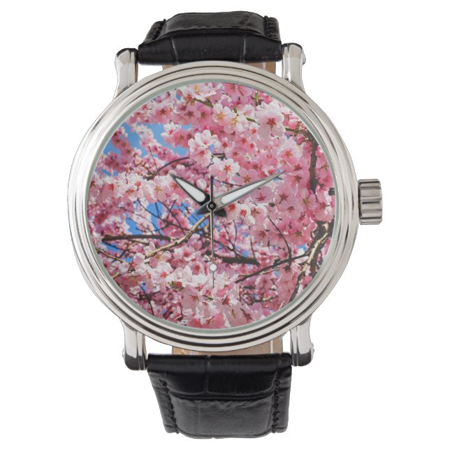 Montre Fleurs japonaises de cerises (devant)