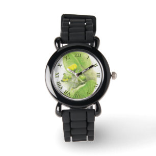 Montre Fleurs lys Dessin au crayon