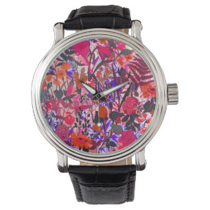 Montre Fleurs mignonnes motif