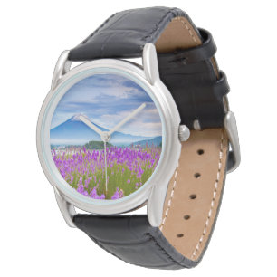 Montre Fleurs   Mont Fugi Japon