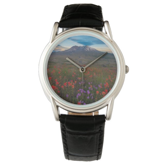 Montre Fleurs | Pinceau indien & Penstemon (devant)