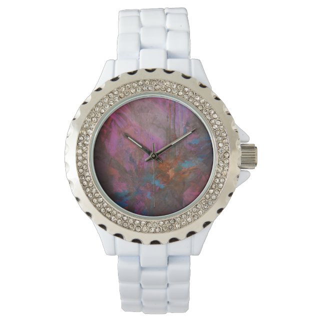 Montre Fleurs roses (devant)