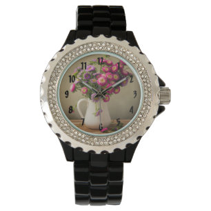 Montre Fleurs sauvages dans un Vase Wrist Watch