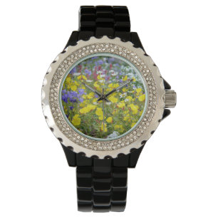 Montre Fleurs sauvages jaunes