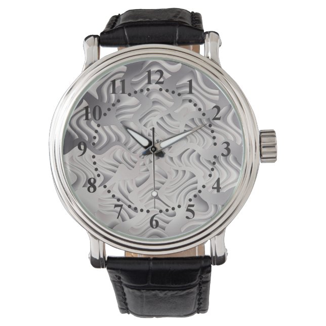 Montre flocon d'argent (devant)
