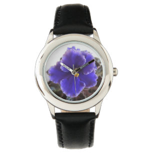 Montre Floraison de violette africaine