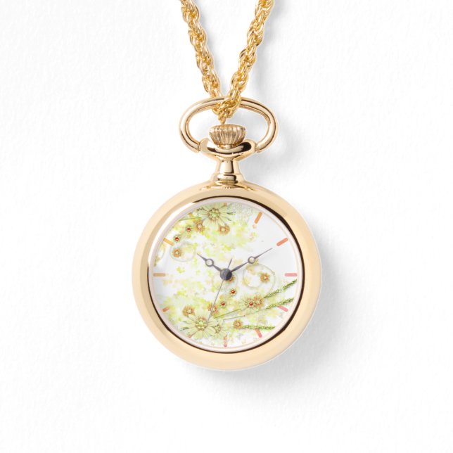 Montre Floral perlé (Recto)