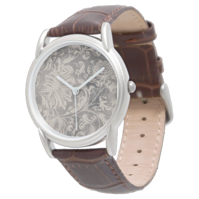 Montre Floral vieilli (Incliné)