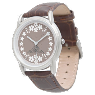 Montre Florale Minimaliste Montre Élégante et Ne