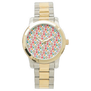 Montre Flower Power en rangées 002