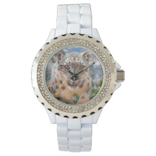 MONTRE FLOWERS DE SNOW LEOPARD
