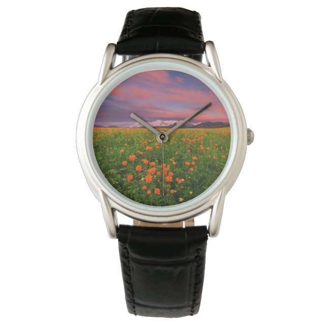 Montre Flowers (homonymie) | Fayot Field Snowcapped Mount (devant)