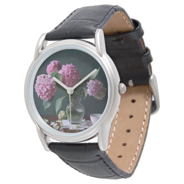 Montre Flowers | Hydrangeas in Vase (Incliné)