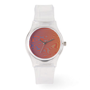 Montre Flux de rêve l Motif abstrait tripant - N° 01