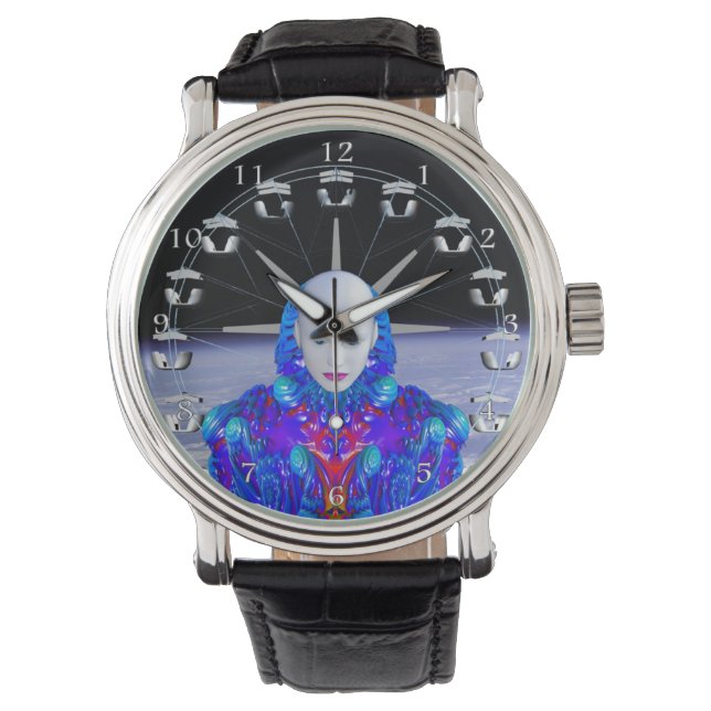 Montre Foire aux attractions dans l'espace (devant)