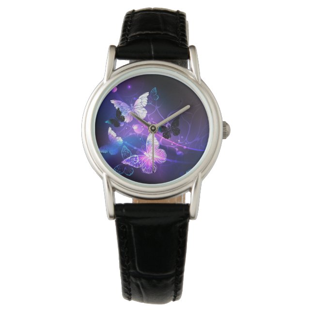 Montre Fond avec papillons de nuit (devant)