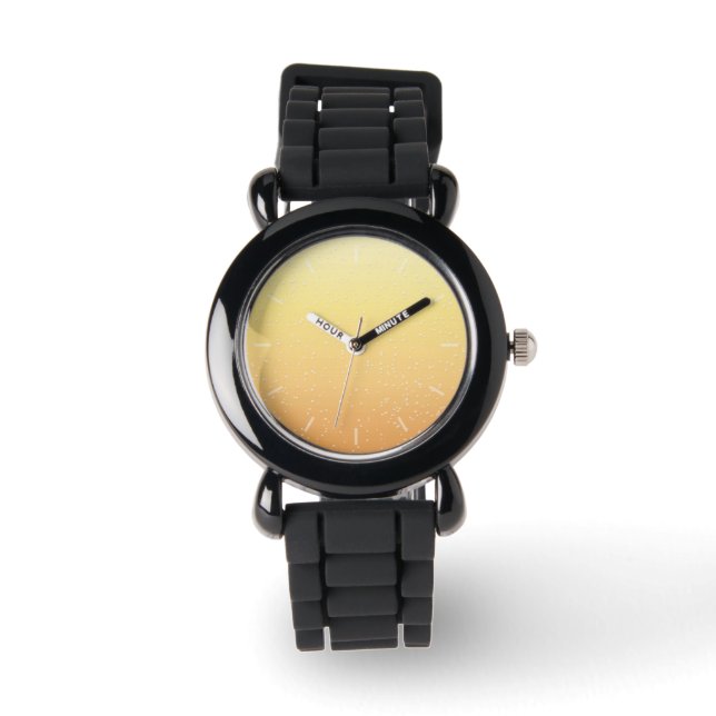 Montre Fond d'art Champagne avec de minuscules bulles (Recto)