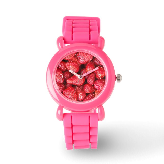 Montre Fond de fraises (Recto)