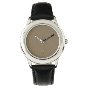 Montre Fond marron simple et calme à texture