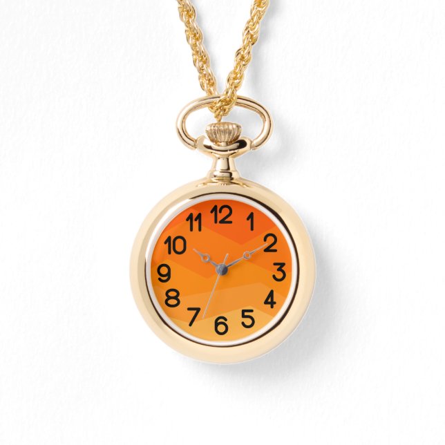 Montre Fond orange (Recto)