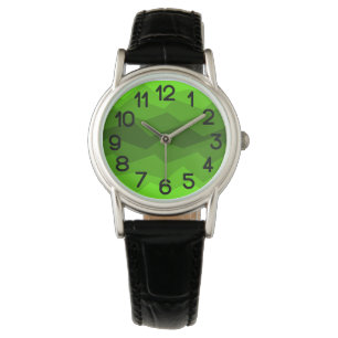 Montre Fond vert
