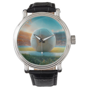 Montre Football Blanc En Arène
