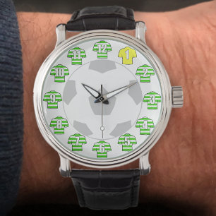Montre Football Watch - avec Chemises à manches vertes