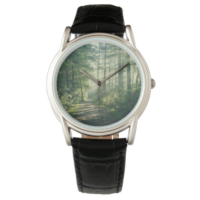 Montre Forêt | Chemin forestier Hambourg Allemagne (devant)