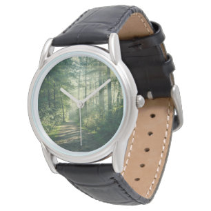 Montre Forêt Chemin forestier Hambourg Allemagne
