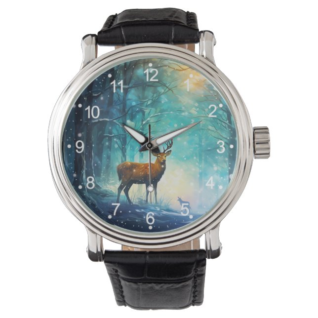 Montre Forêt enneigée magique Art-82109 (devant)