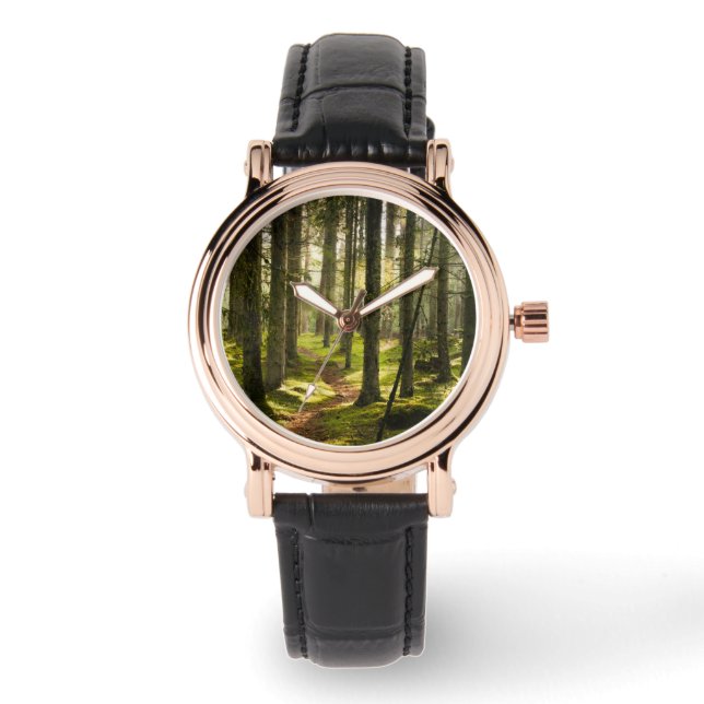 Montre Forêt | Forêt boréale Suède (Recto)