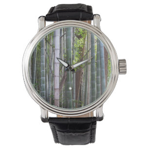 Montre Forêt géante japonaise de bambou, Sagano, Kyoto,