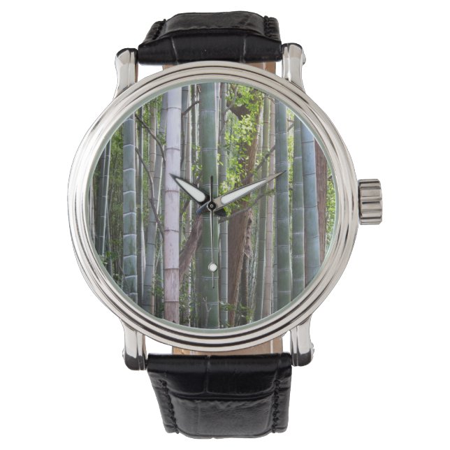 Montre Forêt géante japonaise de bambou, Sagano, Kyoto, J (devant)