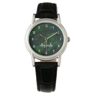 Montre Forêt tropicale tropicale feuillage vert