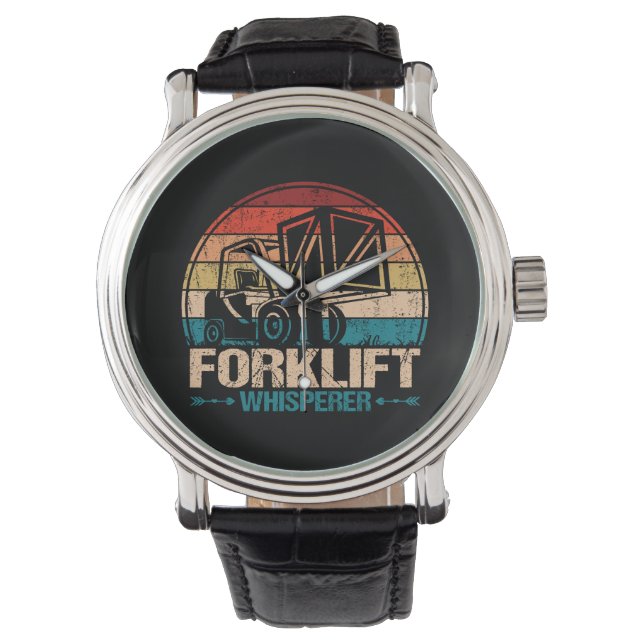 Montre Forklift Driver Whisperer Design (devant)
