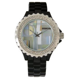 Montre Formes géométriques Abstraites colorées