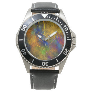 Montre Foudre fractale (flamme de tempête)