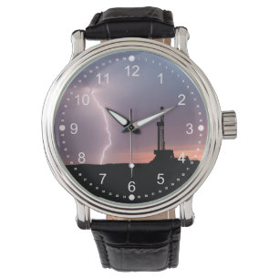 Montre Foudre, plate-forme de forage de forage de
