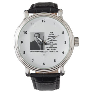 Montre Foule de ploutocratie de gouvernement de support