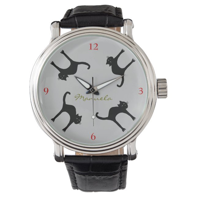 Montre four black cats addname (devant)