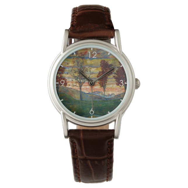 Montre Four Trees (Landscape Art) (par Egon Schiele) (devant)