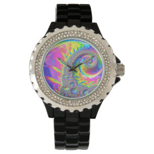 Montre Fractale arc-en-ciel de Neon