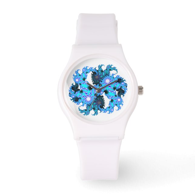Montre fractale bleue (Recto)