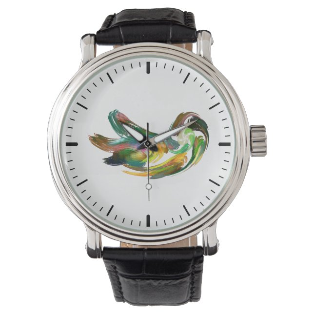 Montre Fractale - Cygne (devant)