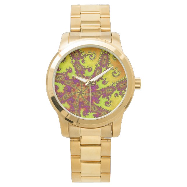 Montre Fractale flamboyant (devant)